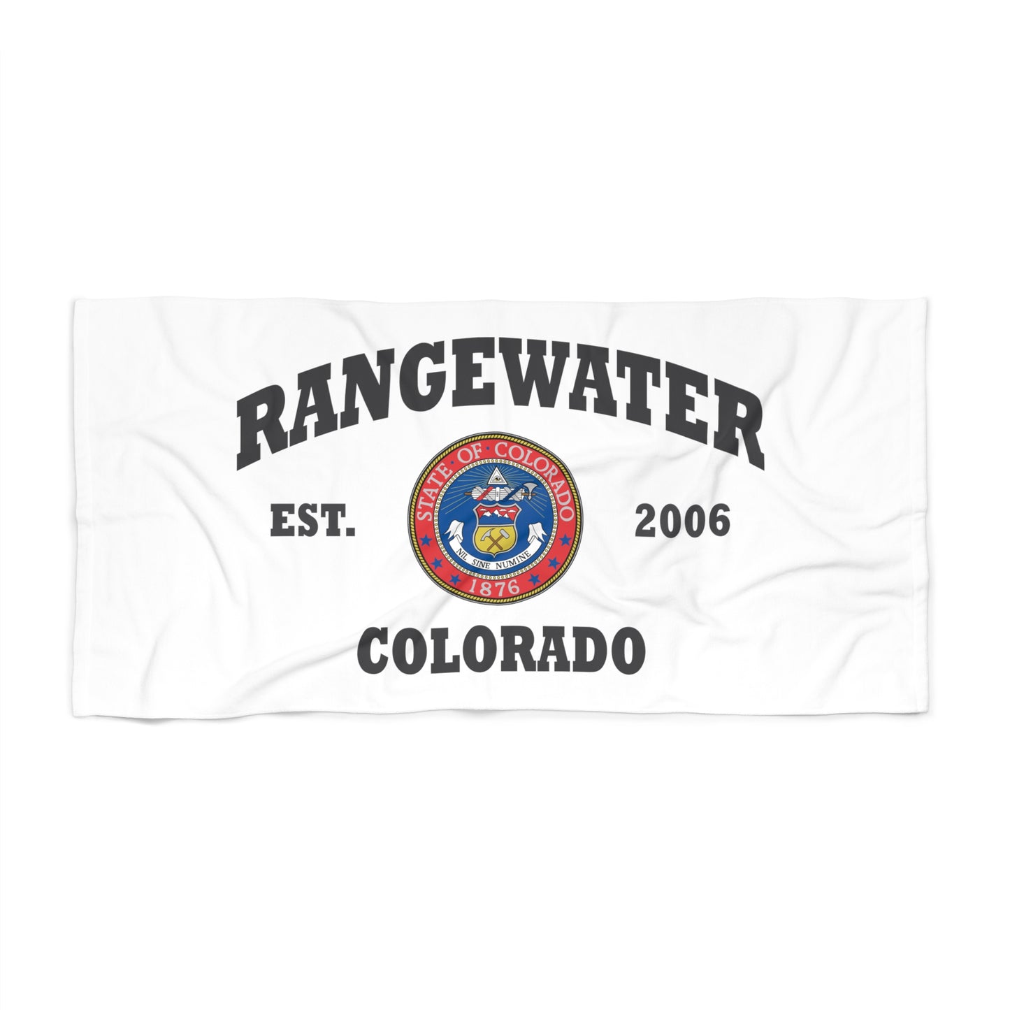 Colorado Collegiate-Style Beach Towel