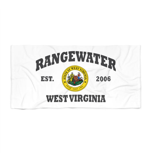 West Virginia Collegiate-Style Beach Towel