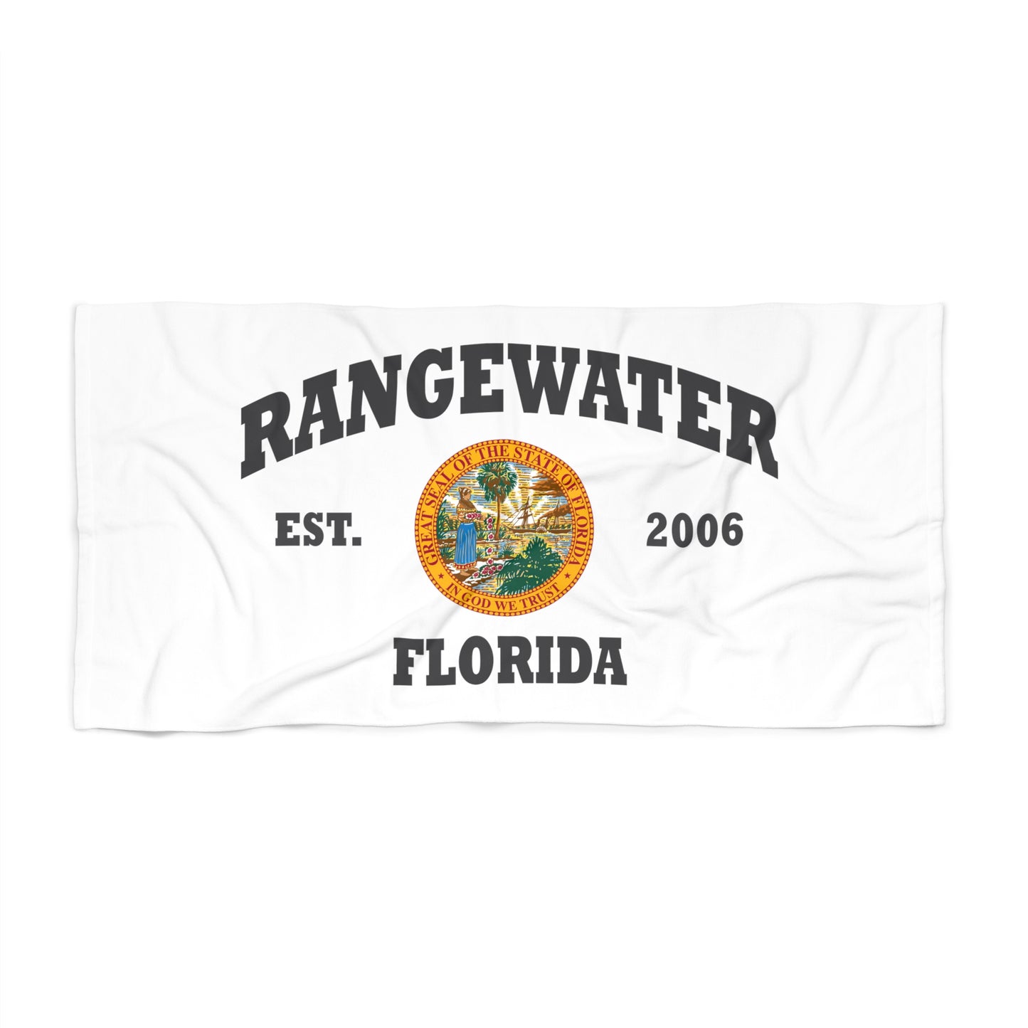 Florida Collegiate-Style Beach Towel