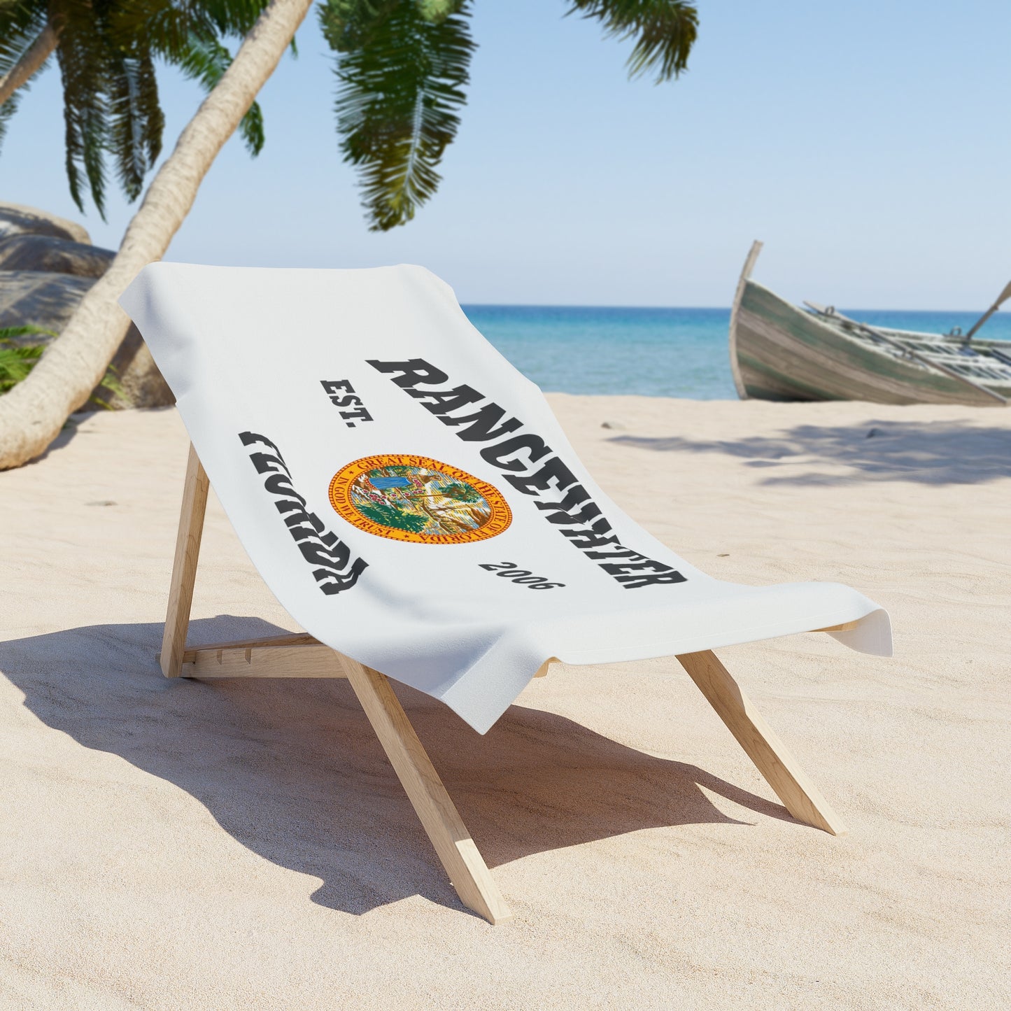 Florida Collegiate-Style Beach Towel