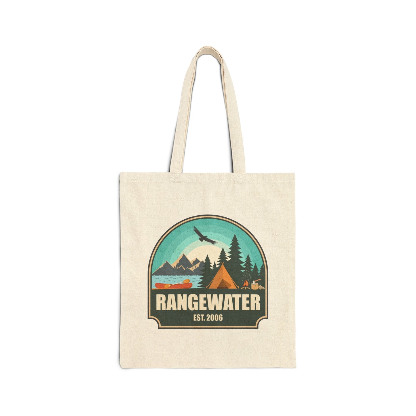 Camp RangeWater Cotton Canvas Tote Bag