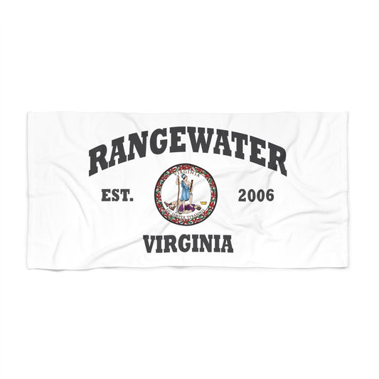 Virginia Collegiate-Style Beach Towel