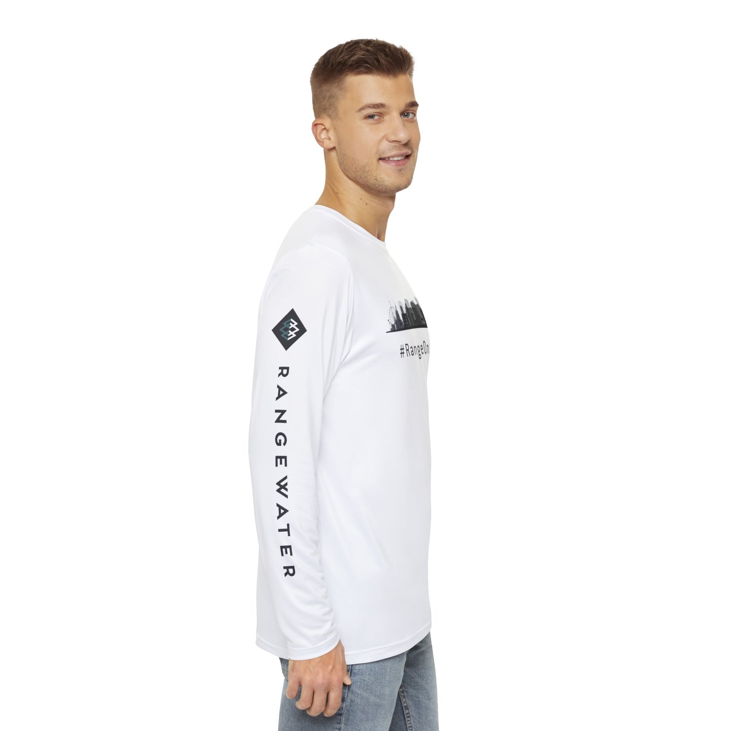 Orlando Skyline - Men's Long Sleeve Shirt (AOP)