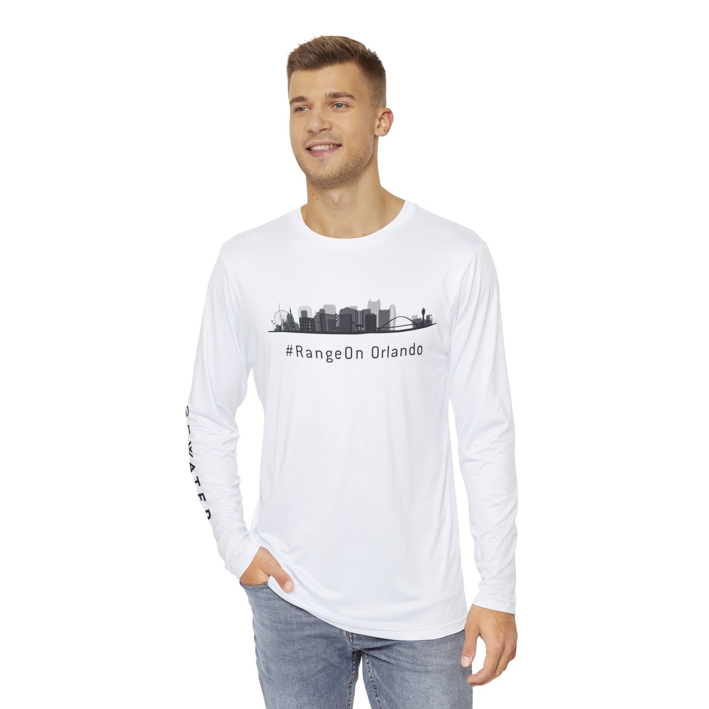 Orlando Skyline - Men's Long Sleeve Shirt (AOP)